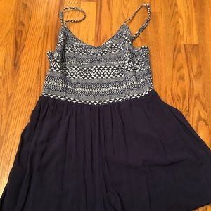Short blue romper for juniors
